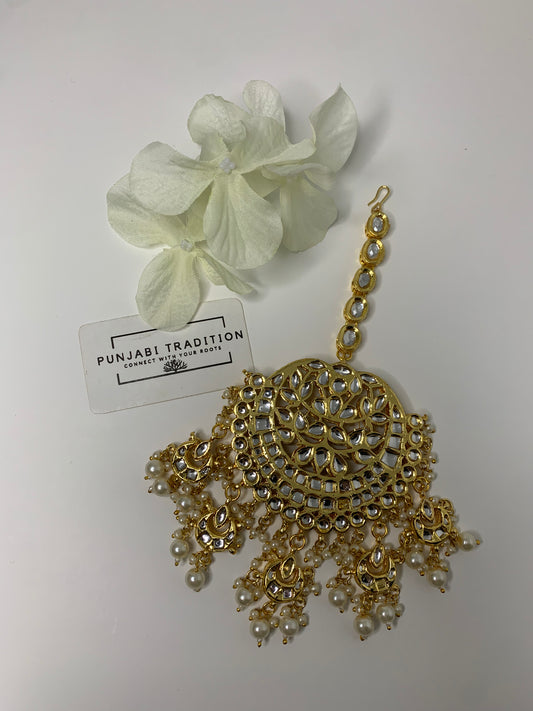 Oversize Tika Meenakari work
