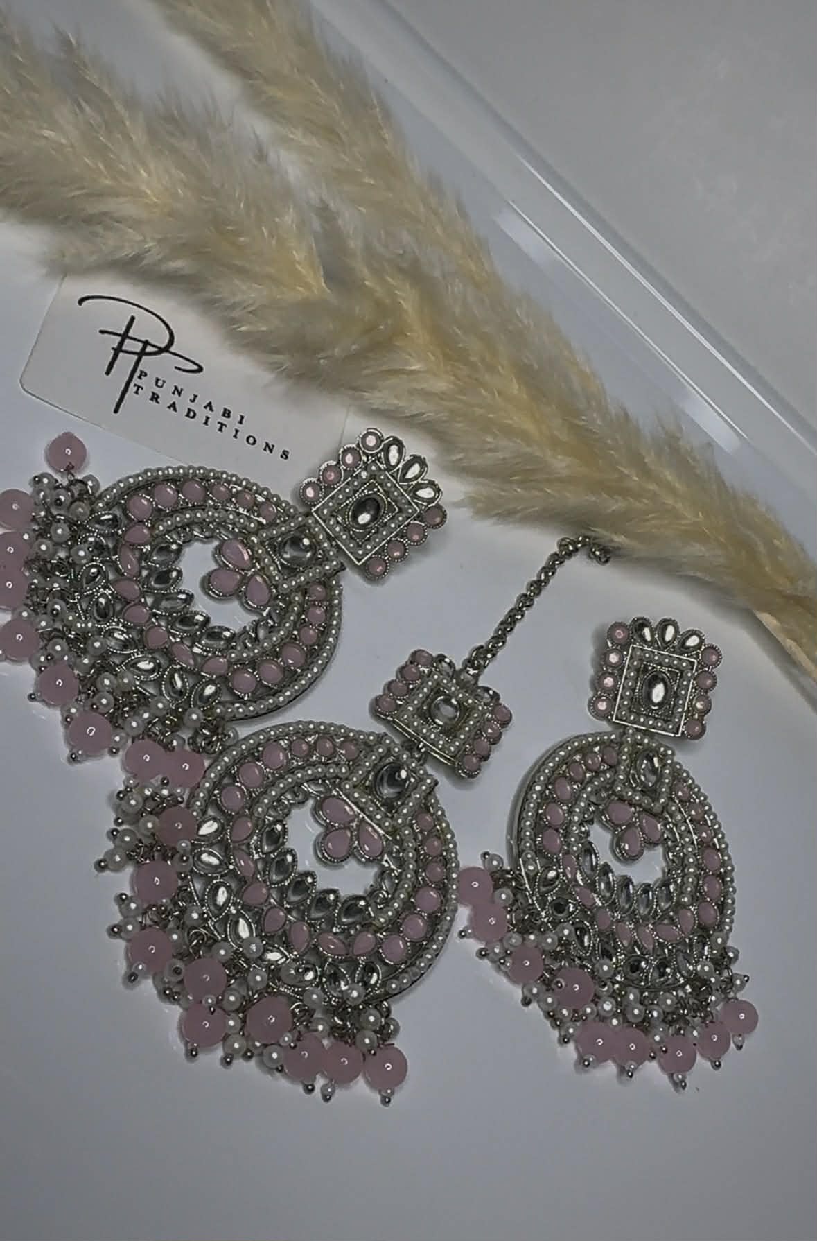 Arya Earrings and tikka