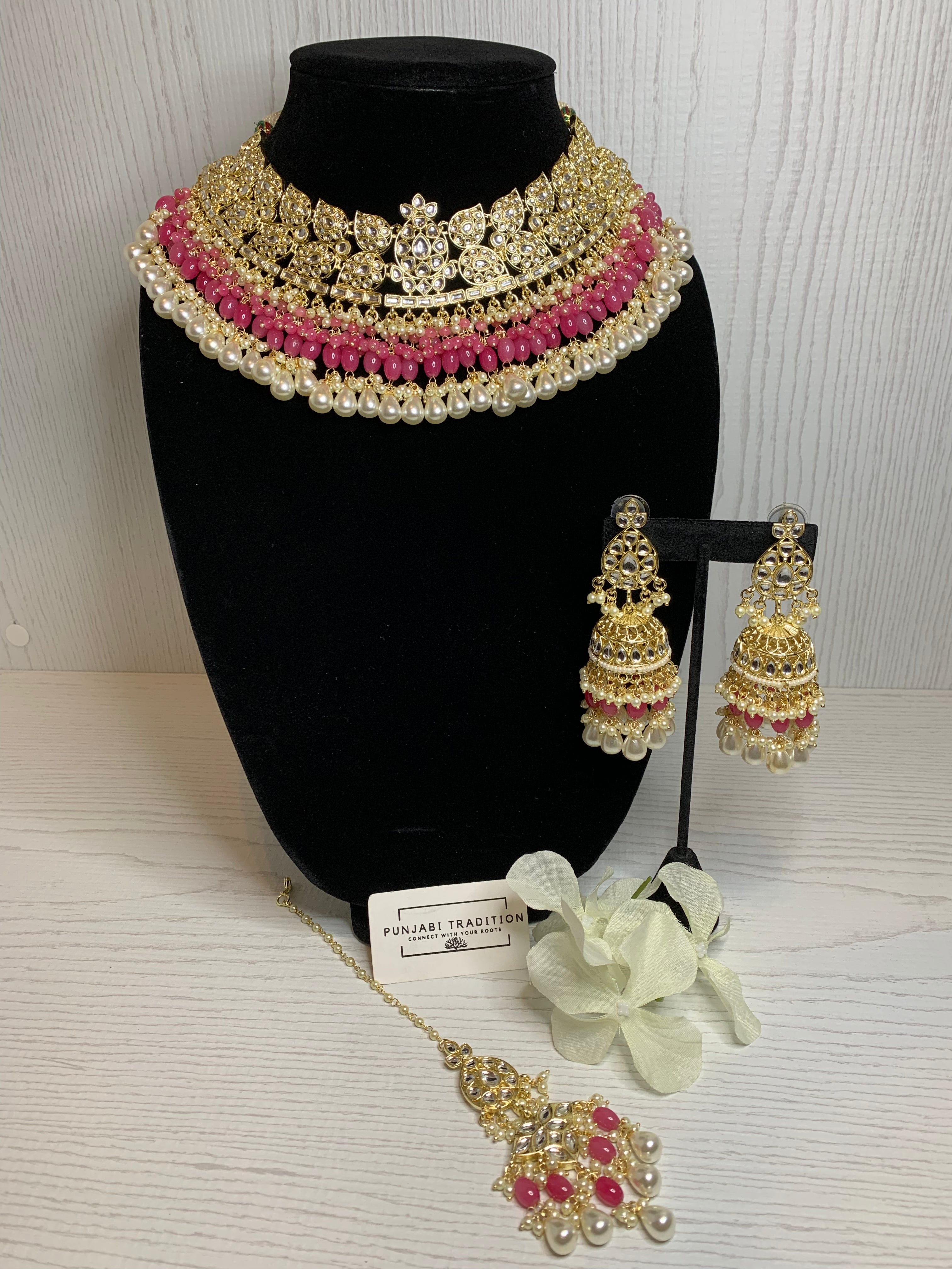 Aavi Pearl Heavy Necklace