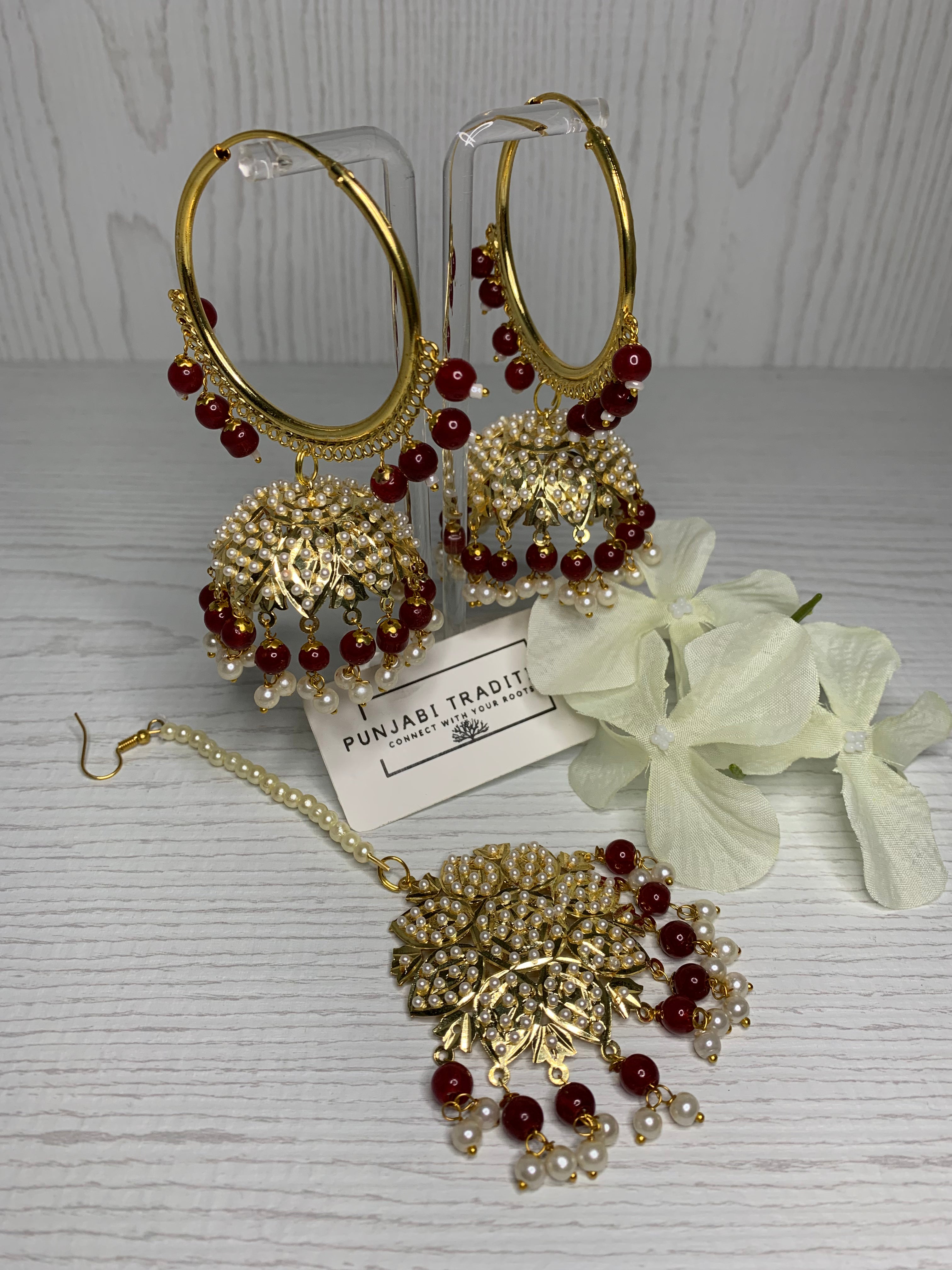 Mayra Jhumka Set