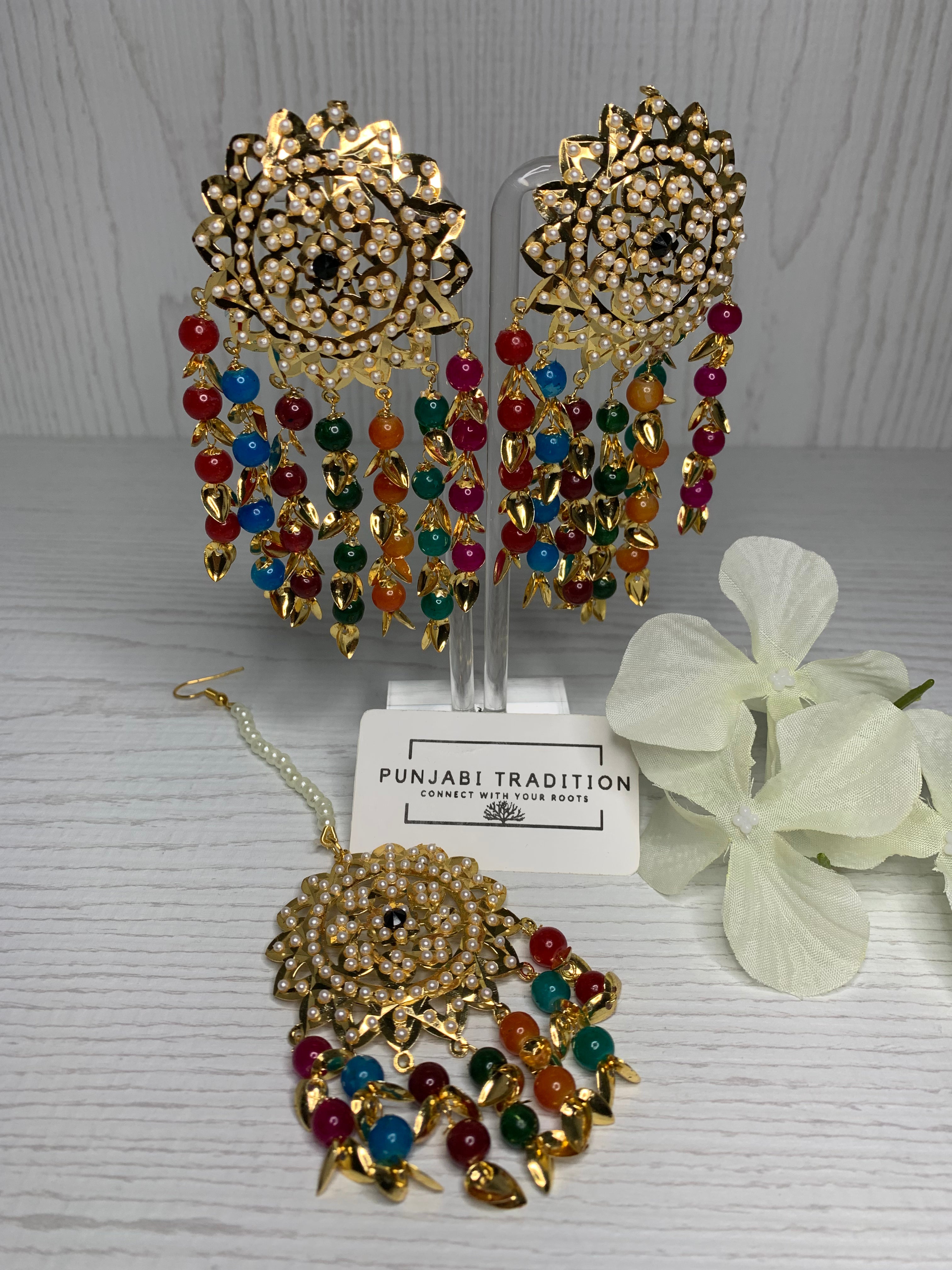 Tej Earrings & Tikka