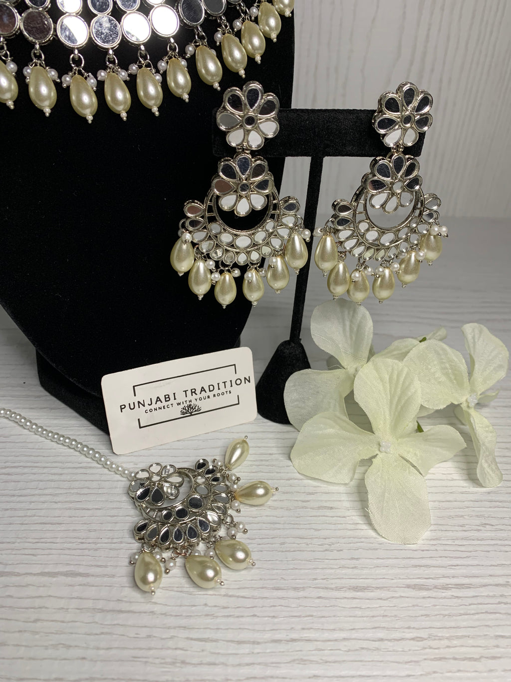 Jasmira Mirror Necklace