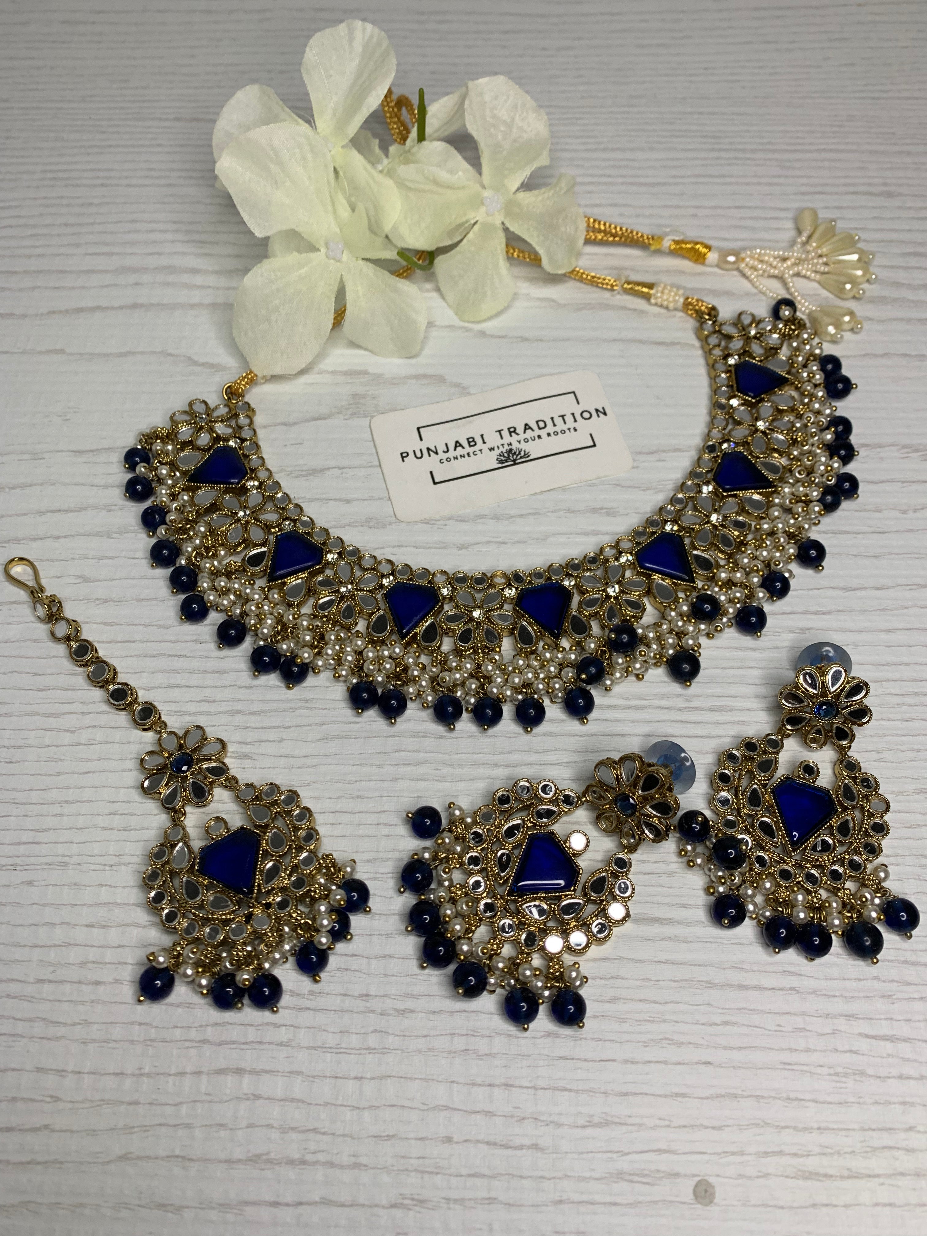 Rahmi Diamond Mirror Stone Set