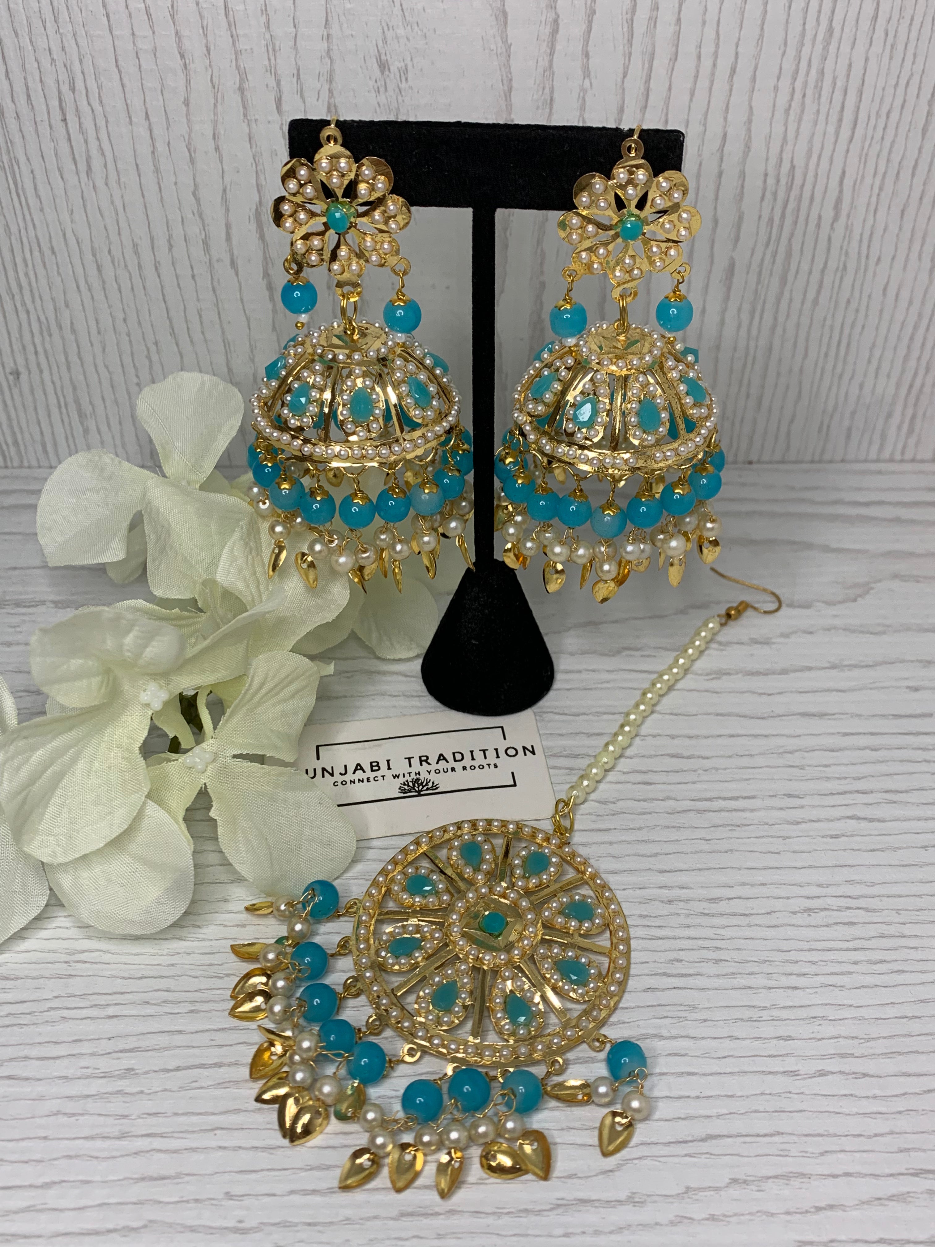 Taran Jadau Earring Set