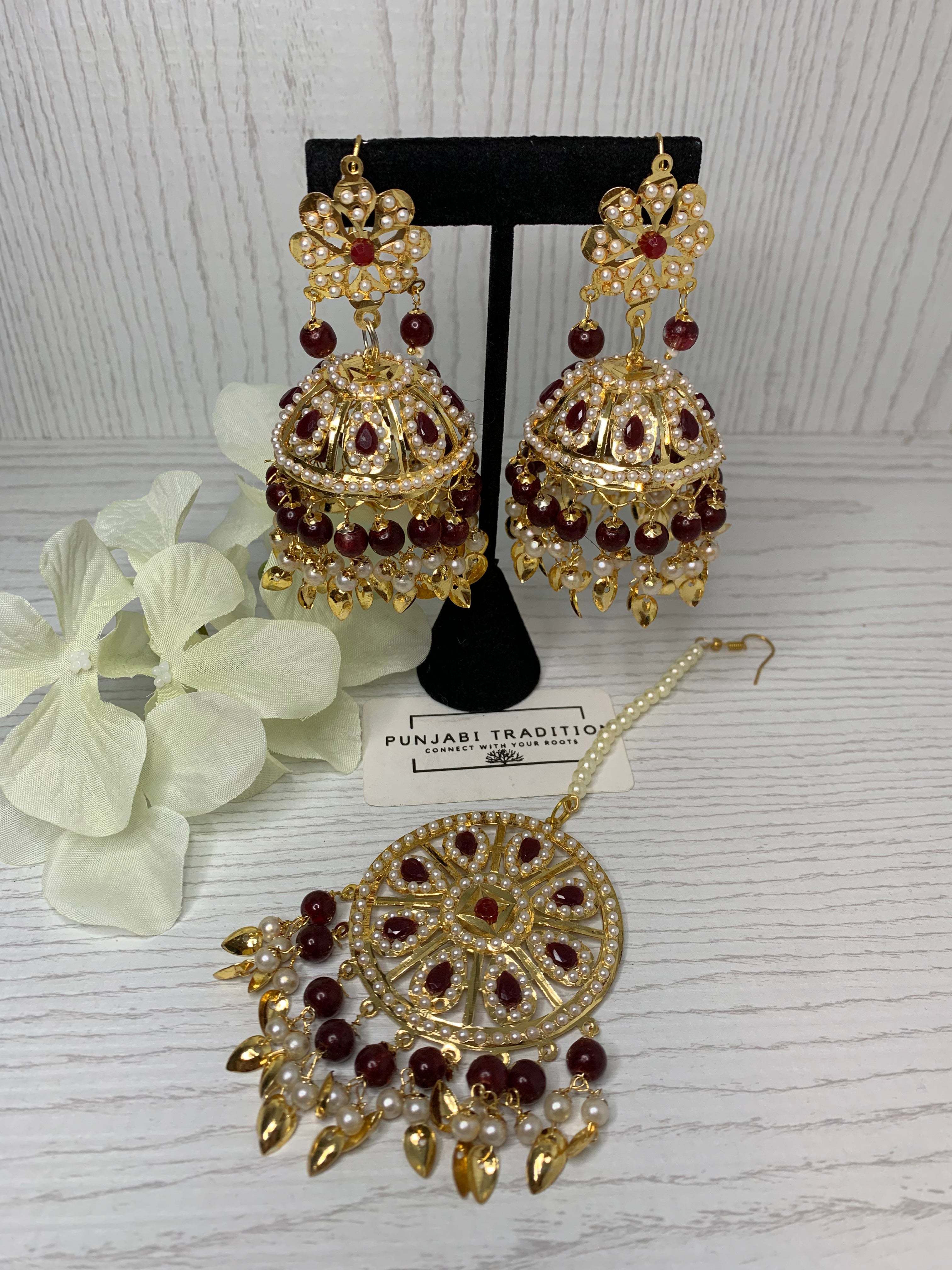 Taran Jadau Earring Set