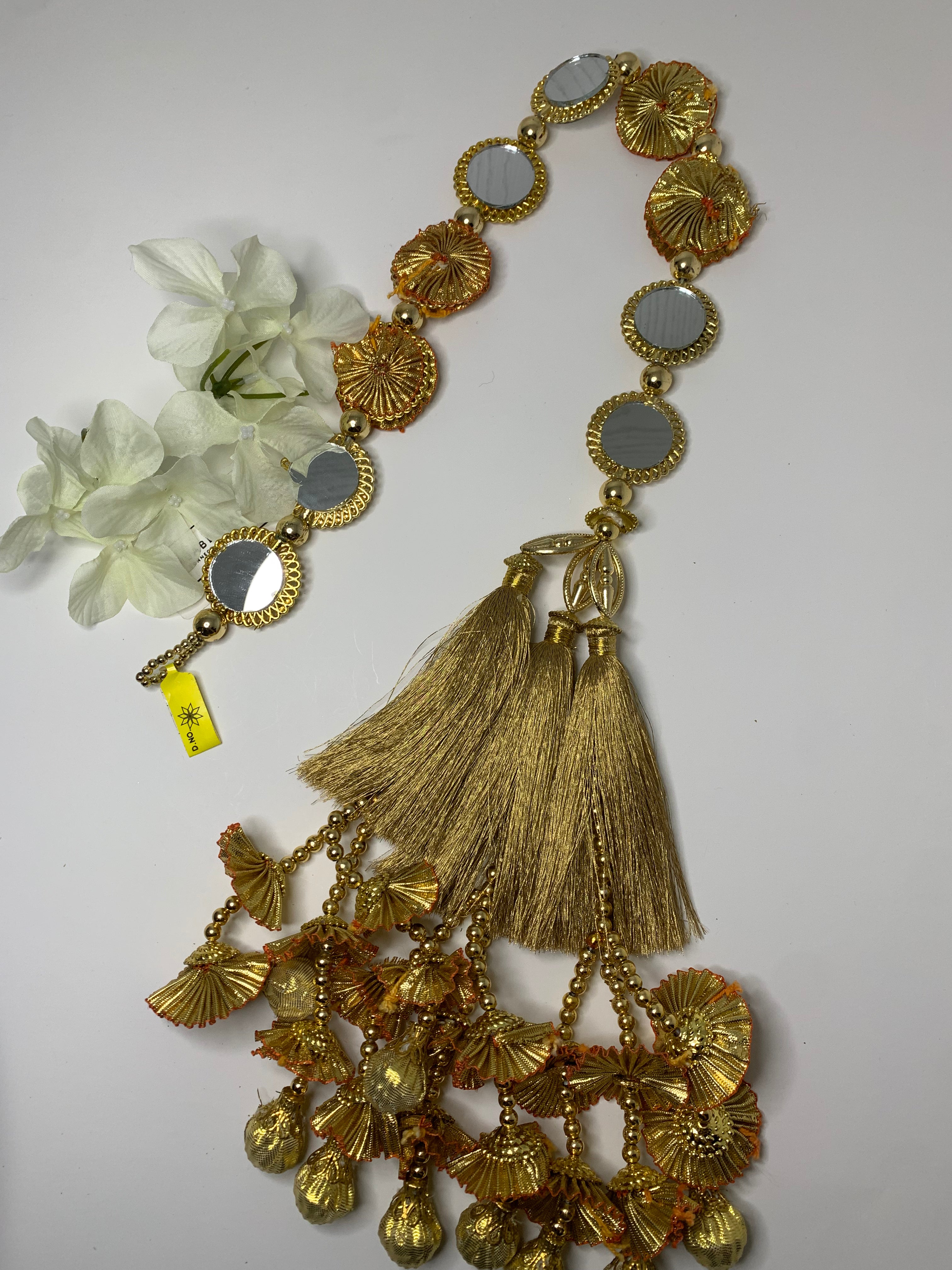 Prandhi - Gold small mirror