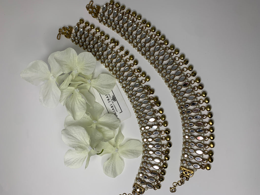 Diya - Mirror Drop Anklet