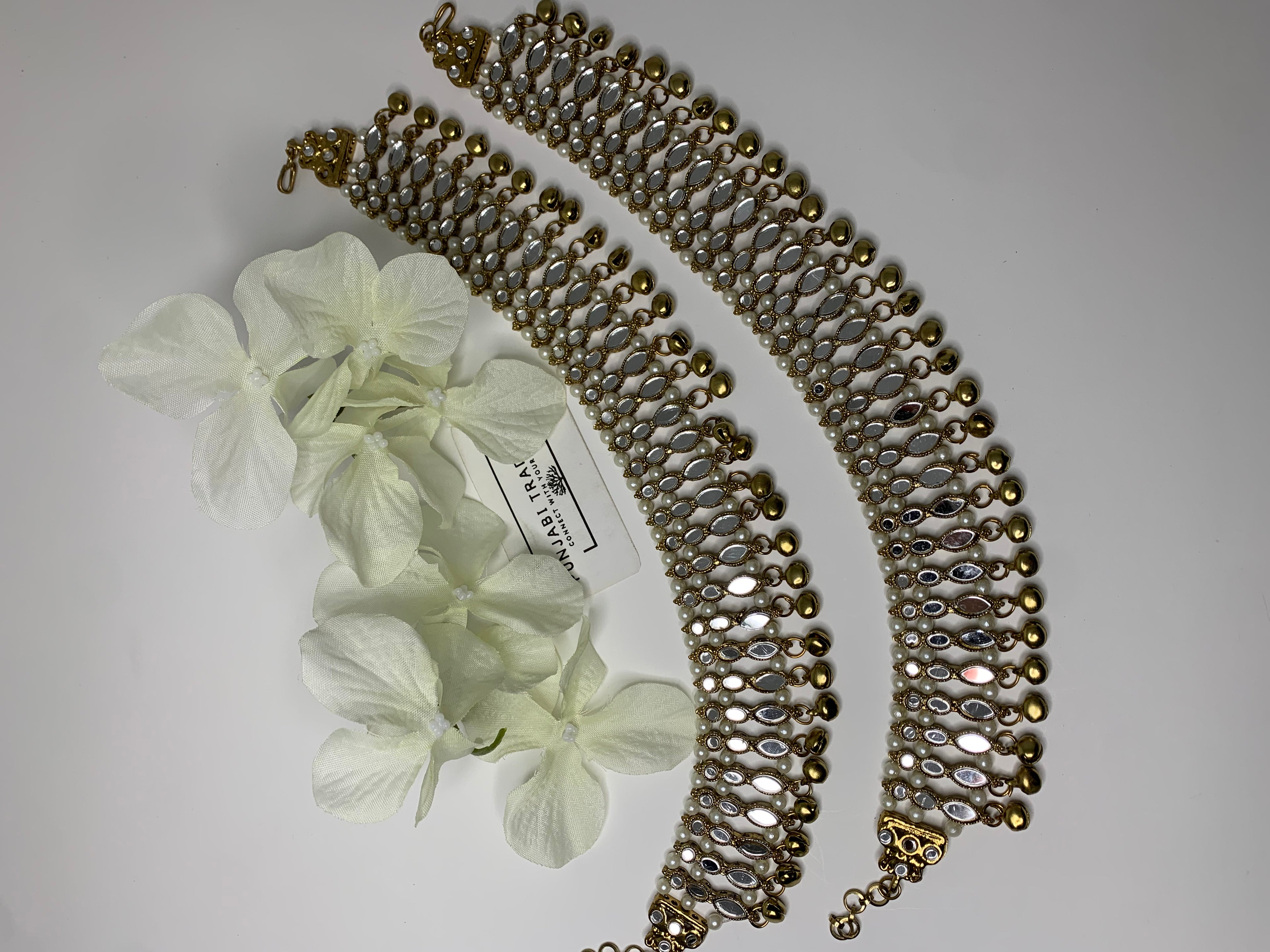 Diya - Mirror Drop Anklet