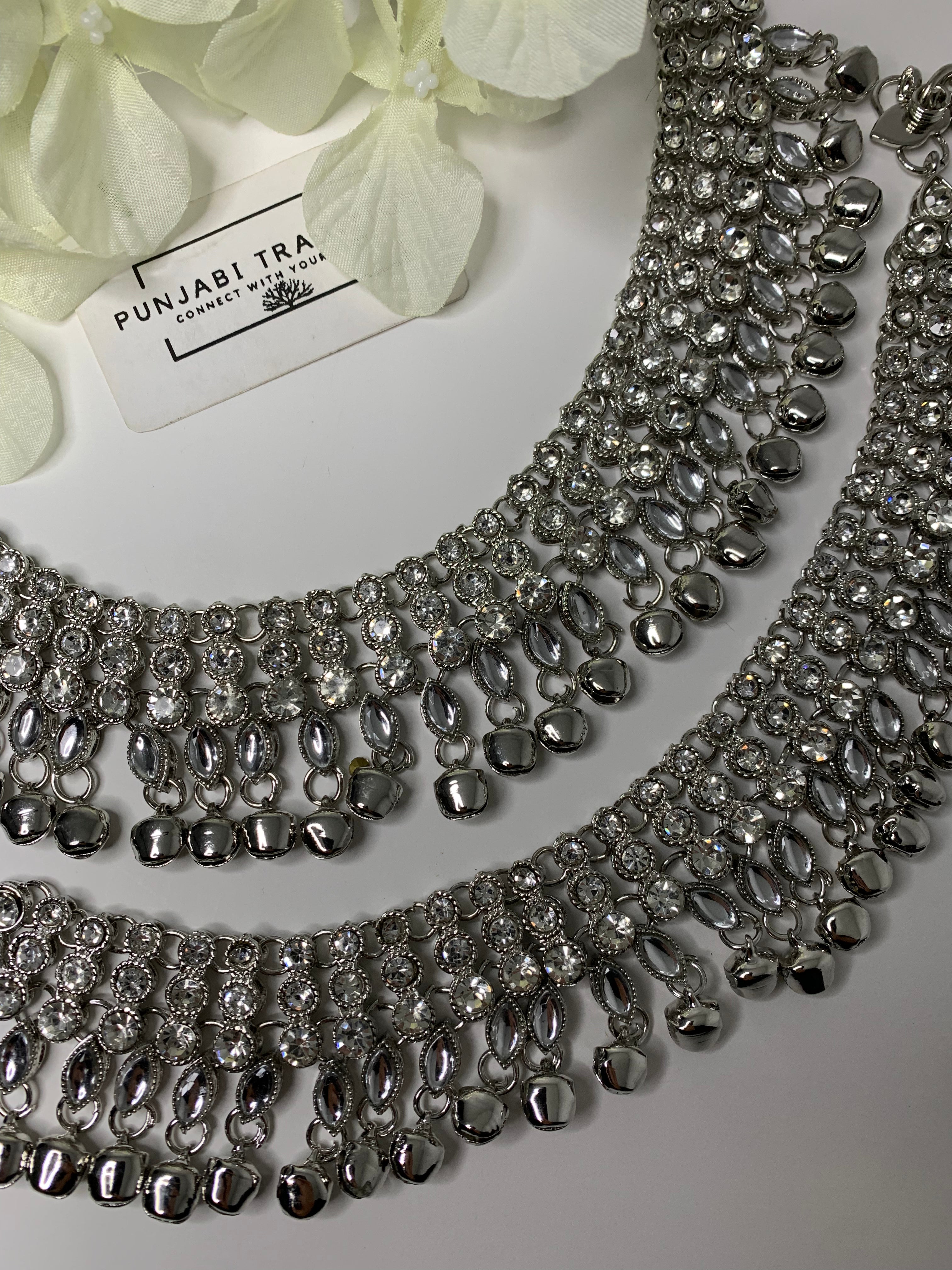 Bavleen - Silver Heavy Anklet