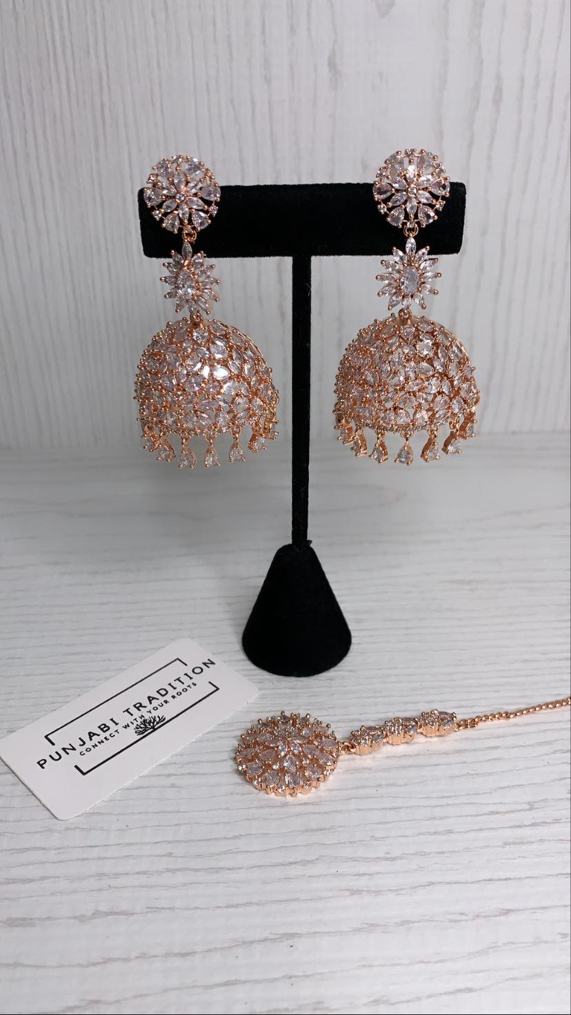 American Diamond set - Punjabi Traditions