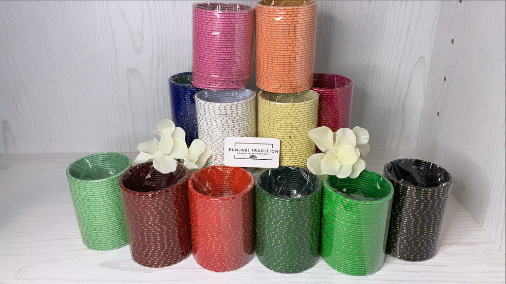 Plain Dotted Bangles - Punjabi Traditions