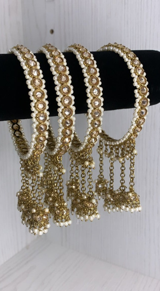 Polki Jhumki bangles - Punjabi Traditions