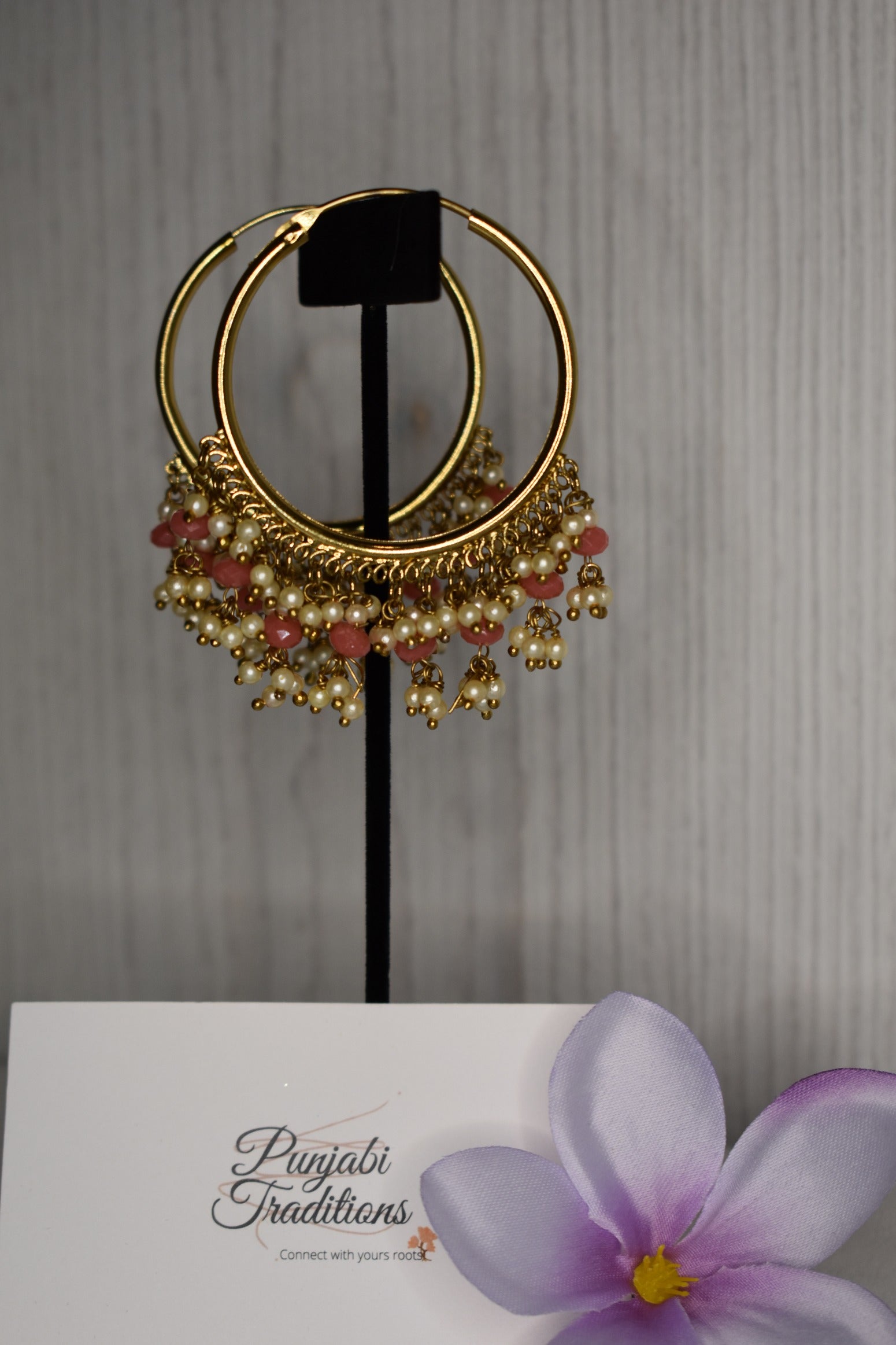 Mahnoor Hoop Earrings - Punjabi Traditions