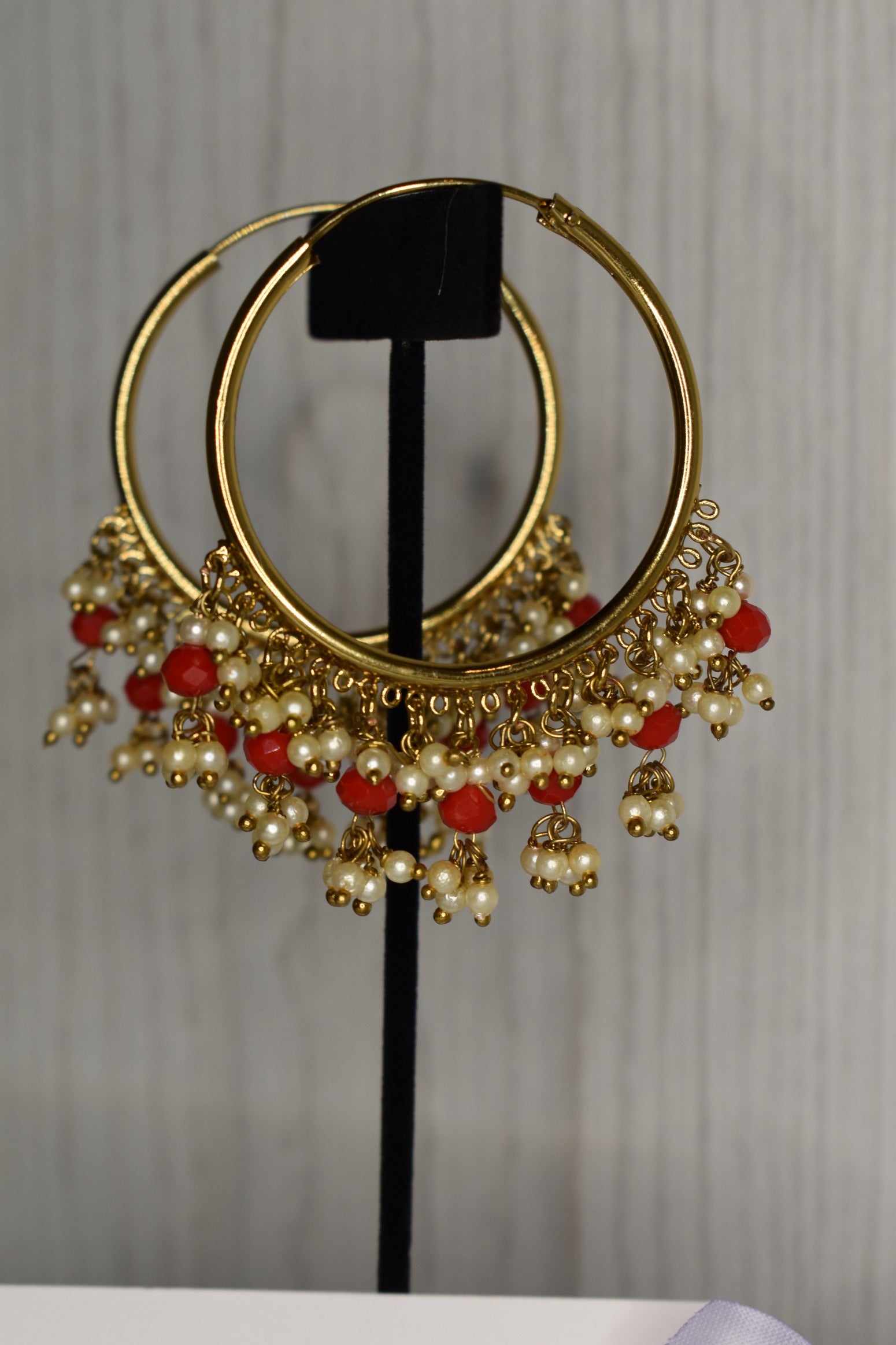 Mahnoor Hoop Earrings - Punjabi Traditions