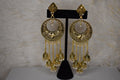 Golden oxidized earrings - Punjabi Traditions